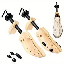 Wooden Shoe Stretcher Expander Widener Shaper Bunions Wide Feet Tool Women Men