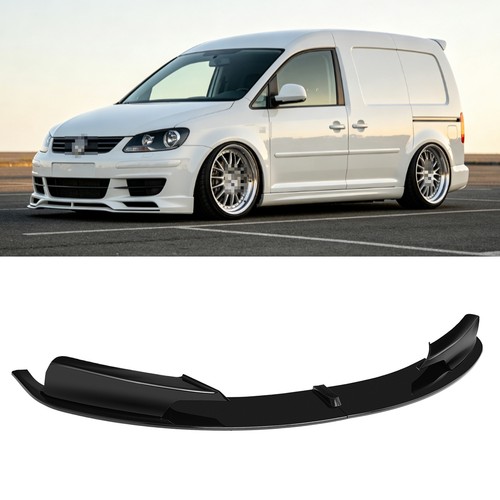 Gloss black front bumper lip - gloss,