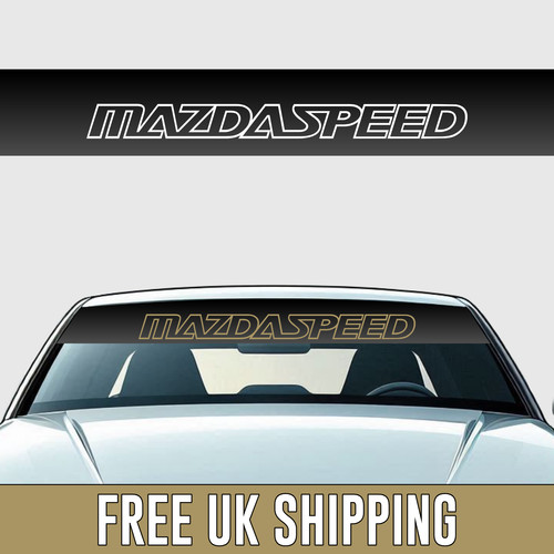 Mazdaspeed sun strip banner - mazdaspeed,