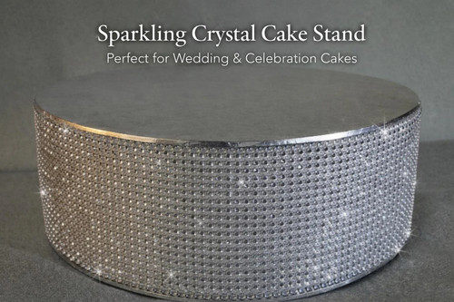 Rhinestone wedding cake - rhinestone,