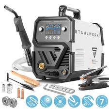 STAHLWERK welding machine MIG MAG 200 ST Digital IGBT shielding gas inverter wit