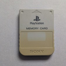 Grey Official PS1 Memory Card