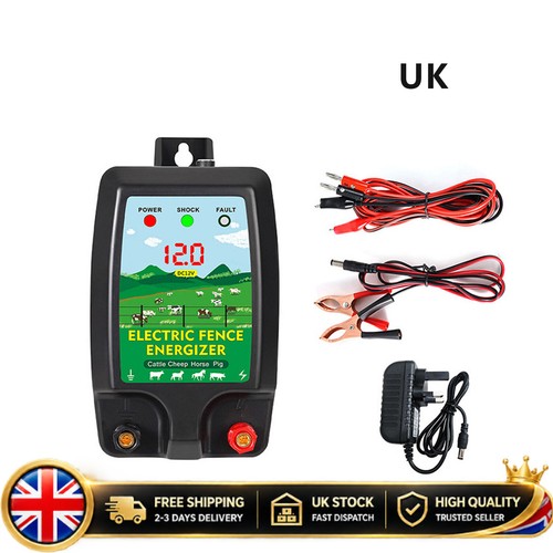 Electric fence energiser - electric, 12v