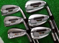 [Ping] G57 Red Dot Iron Set 6pcs 5-6-7-8-9-W Shaft AWT Steel Flex S Stiff Golf