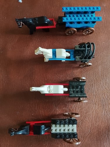 Lego carts with horses - with, 2