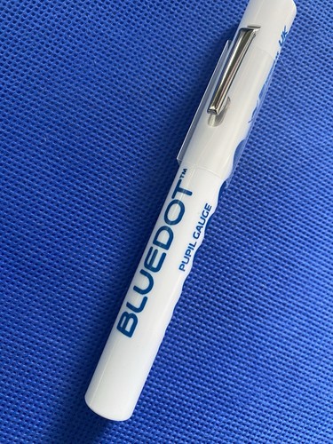 Blue dot led - blue, pupil