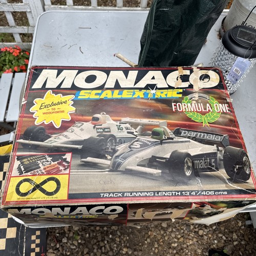 Vintage scalextric monaco set - scalextric,