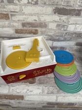 Fisher Price Music Box Record Player With 5 Records - 2014 - Tested & Working
