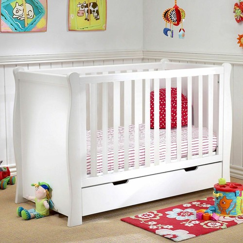 Puggle sleigh cot - cot, storage