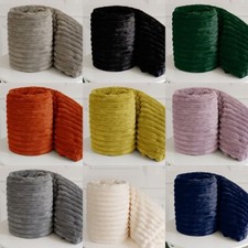 Chunky Cord Ribbed Throw Over