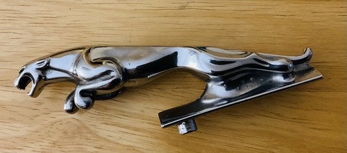 Chrome jaguar car - chrome, mascot