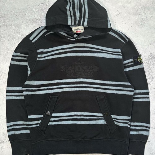 Stone island supreme hoodie - x,