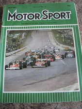MOTOR SPORT APR 1977 SILVER