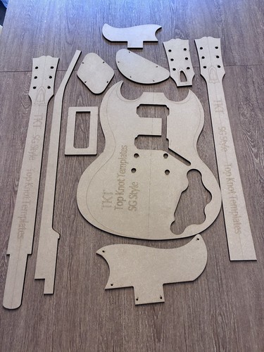 Guitar template set - guitar,