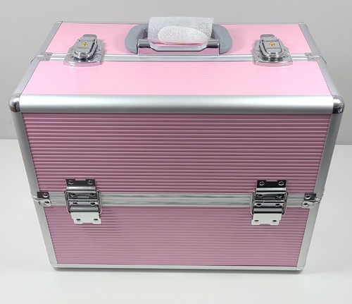 Large pink aluminium folding - pink,