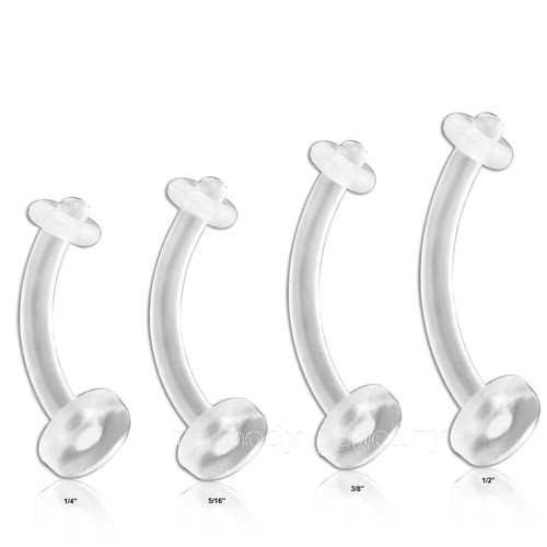 2pcs clear flexi - flexi, curved