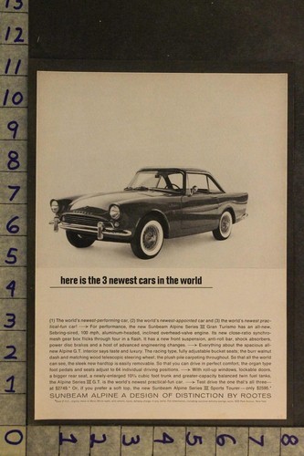 1963 sunbeam alpine rootes - 1963,