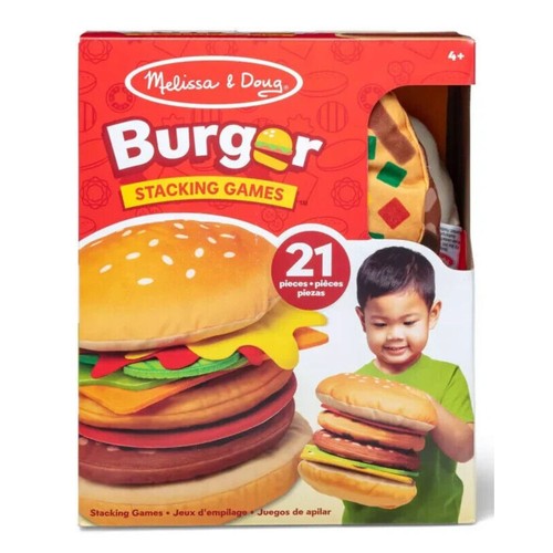 Melissa doug burger - &, stacking