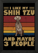 Weimaraner Gift Quote Framed