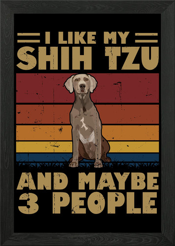Weimaraner gift quote framed - quote,