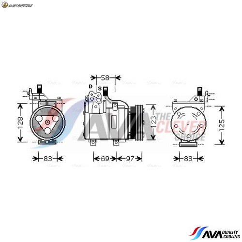 Compressor air conditioning - compressor,