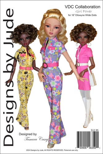 Doll clothes sewing pattern - doll,