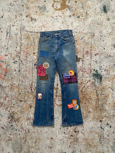 Vintage levi 646 patchwork - levi's,
