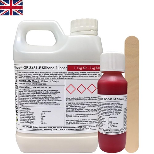 Polycraft 1kg rtv silicone - 1.1kg,