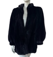 Real Natural BLACK MINK Fur