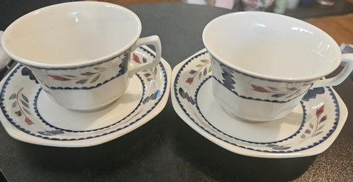 Vintage tea cups saucers - vintage,