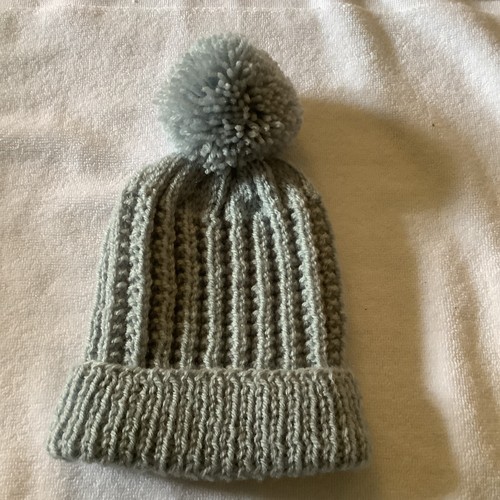 New hand knitted bobble hat - bobble,