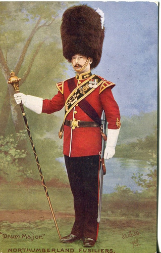 Northumberland fusiliers drum - northumberland,