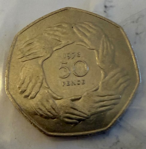 1973 50p fifty pence - pence, style