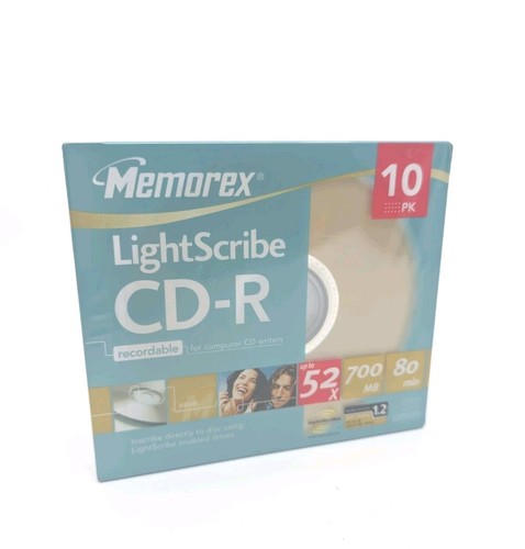 Memorex lightscribe 10 - lightscribe, cd-r