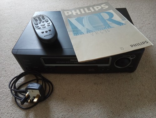 Philips vhs vcr 676 ntsc - philips,