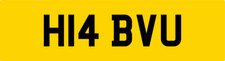 H14 BVU GRAB LORRY SHORT HIAB PRIVATE NUMBER PLATE GRABBER HGV CRANE LIFT TRUCK