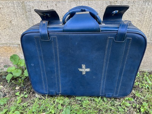 Vintage blue leather unbranded - leather,