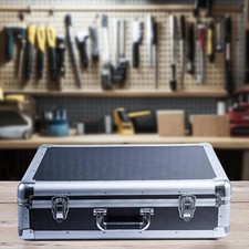 120  CD's Storage Holds CD Carry Storage Case Portable Aluminium Media Storage