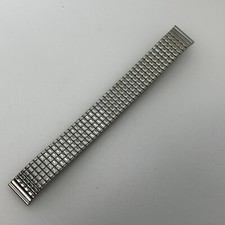 Unused Maruman MFS06 Stainless Steel Flex Watch Band Bracelet 18mm NOS#488A