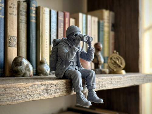 Skeleton shelf sitter figurine - shelf,