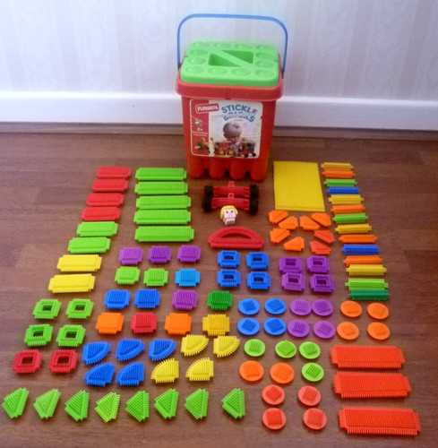 Stickle bricks playskool - stickle,