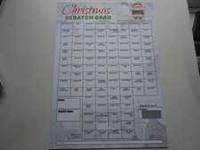 CHRISTMAS SCRATCH CARDS 100