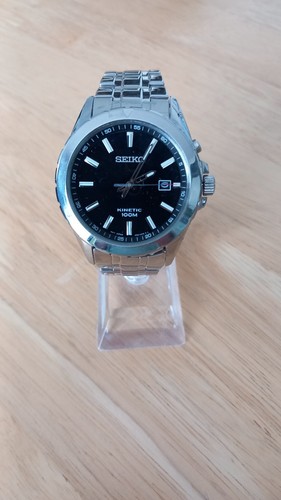 Seiko kinetic stainless steel - seiko,