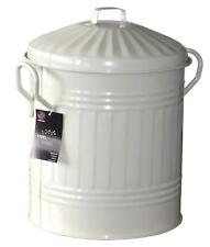 13L Litre Galvanised Metal Bin
