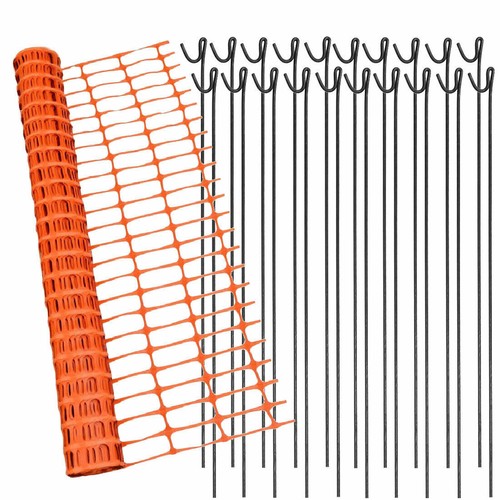 Barrier fencing mesh orange - mesh,