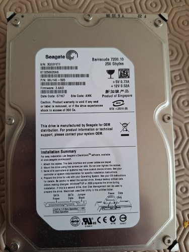 Seagate barracuda 7200 - barracuda, 7200.10