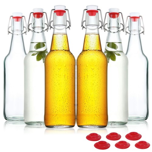 Clear swing top - oz, glass
