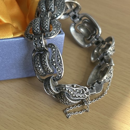 925 silver art deco - silver,