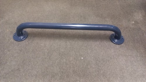 Blue wall mounted grab - wall, rail