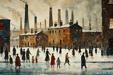 L S lowry Style Factory Going
